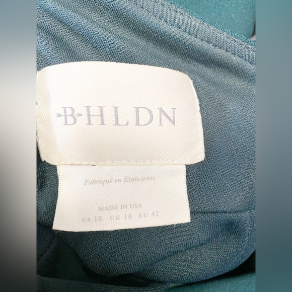 BHLDN Serephina Green Maxi Dress Sz 10 - Picture 9 of 9